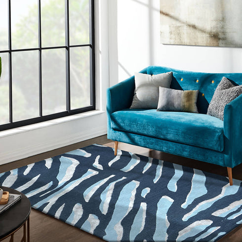 Silver Scarlet Ripples